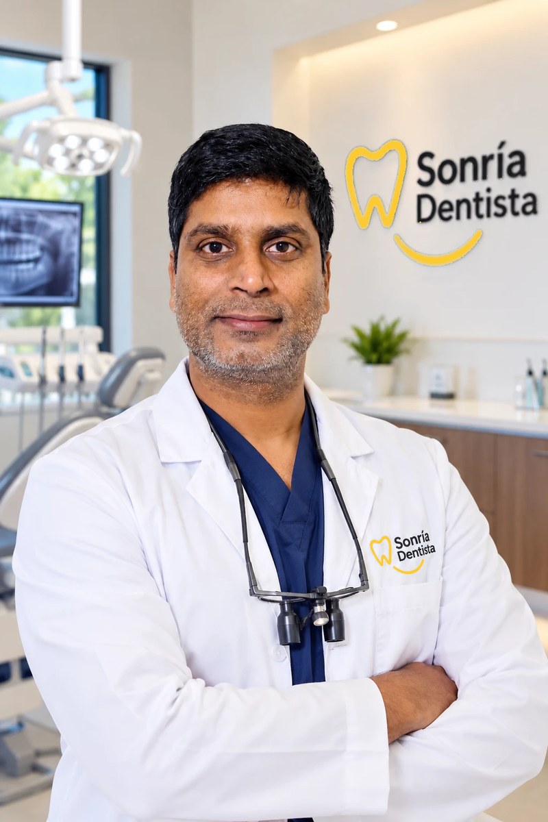 Dr. Hema Kishore Chapala, general dentist at Sonria Dentista
